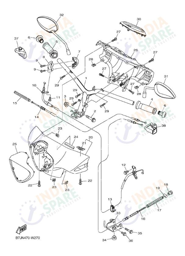 STEERING HANDLE & CABLE